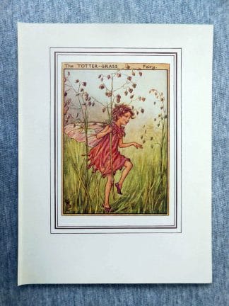 Totter-Grass Flower Fairy Print