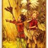 Rush Grass and Cotton Grass Flower Fairy