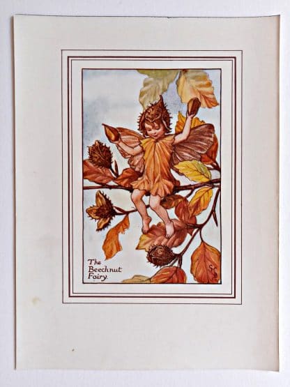 Beechnut Vintage Flower Fairy Print