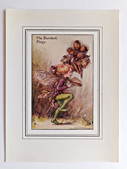Burdock Vintage Fairy Print