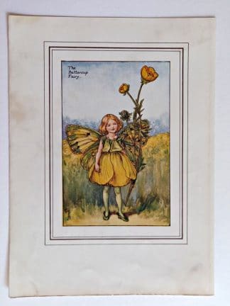 Buttercup Vintage Fairy Print