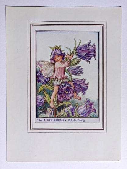 Canterbury Bell Vintage Fairy Print