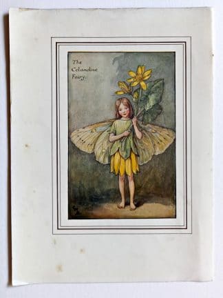 Celandine Vintage Flower Fairy Print