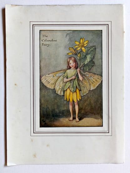 Celandine Vintage Flower Fairy Print