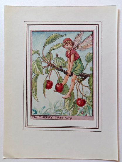 Cherry Tree Vintage Fairy Print