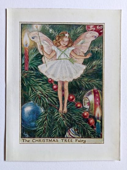 Christmas Tree Flower Fairy Print