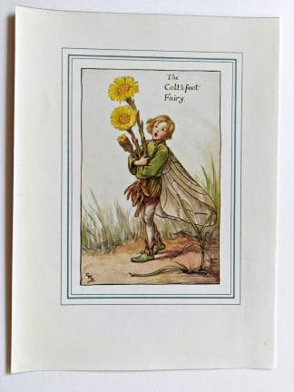 Coltsfoot Vintage Flower Fairy Print