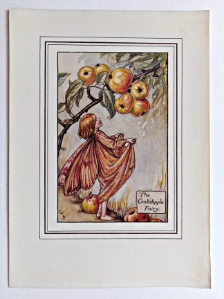 Crabapple Vintage Flower Fairy Print