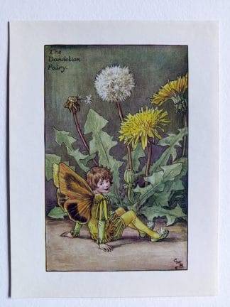 Dandelion Flower Fairy Print
