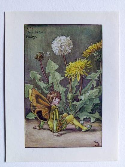 Dandelion Flower Fairy Print