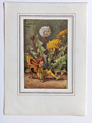 Dandelion Vintage Fairy Print