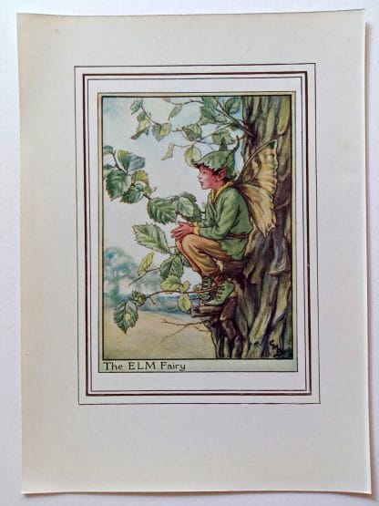 Elm Tree Vintage Fairy Print