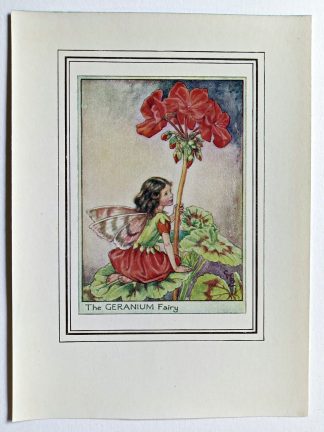 Geranium Fairy Print