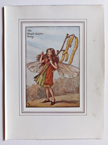 Hazel Catkin Fairy Print