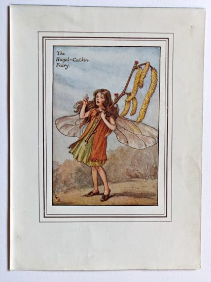 Hazel Catkin Vintage Fairy Print