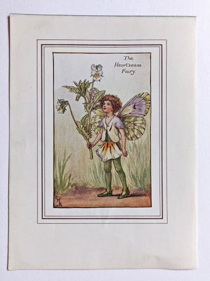 Heartsease Vintage Fairy Print