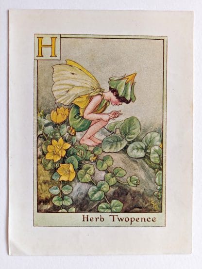 Herb Twopence Vintage Fairy Print