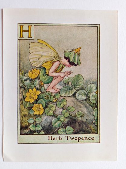 Herb Twopence Vintage Flower Fairy Print