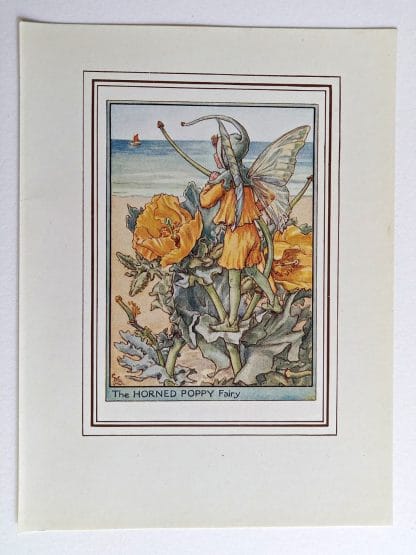 Horned Poppy Vintage Fairy Print
