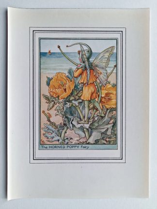 Horned Poppy Vintage Flower Fairy Print