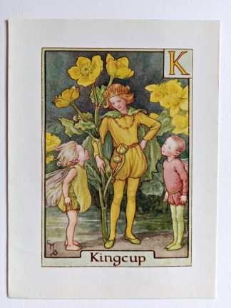 Kingcup Vintage Fairy Print