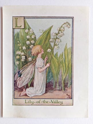 Lily of the Valley Fairy Print