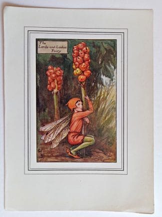 Lords and Ladies Autumn Vintage Fairy Print