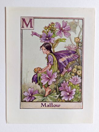 Mallow Vintage Flower Fairy Print