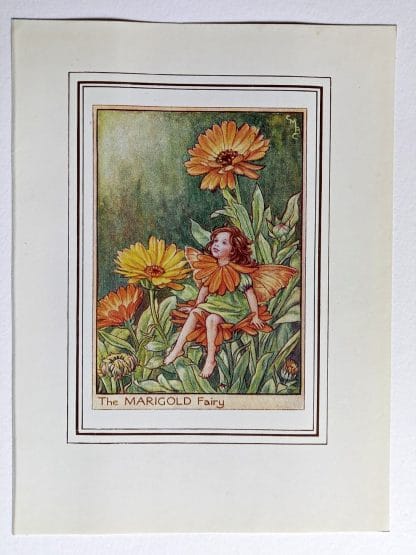 Marigold Vintage Fairy Print
