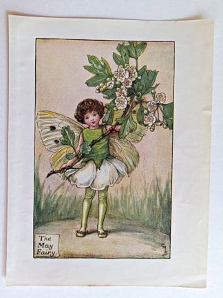May Vintage Fairy Print