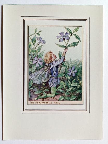 Periwinkle Vintage Fairy Print