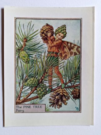 Pine Tree Flower Fairy Print