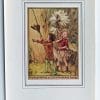 Rush Grass Cotton Grass Vintage Fairy Print