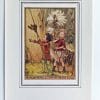 Rush Grass Cotton Grass Vintage Flower Fairy Print