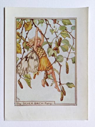 Silver Birch Flower Fairy Print