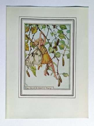 Silver Birch Vintage Fairy Print