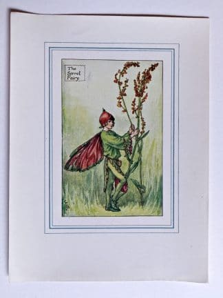 Sorrel Vintage Flower Fairy Print