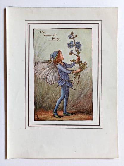 Speedwell Vintage Fairy Print