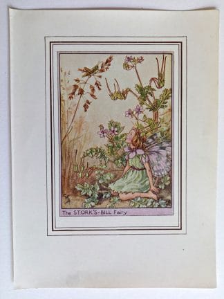 Storks Bill Vintage Fairy Print