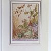 Storks Bill Vintage Flower Fairy Print