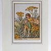 Tansy Vintage Flower Fairy Print