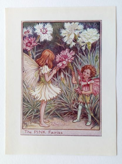 The Pink Flower Fairy Print