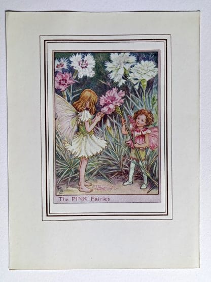 The Pink Vintage Fairy Print