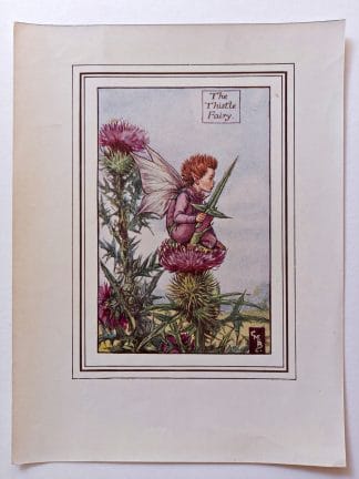 Thistle Vintage Fairy Print