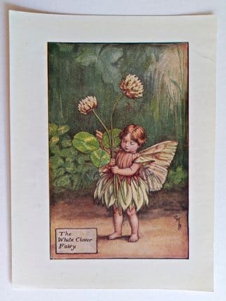 White Clover Fairies Print