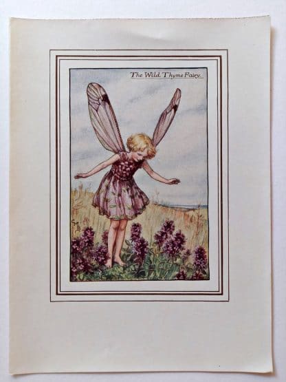 Wild Thyme Vintage Fairy Print