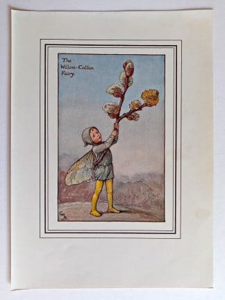 Willow Catkin Fairies Print