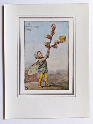 Willow Catkin Fairy Print