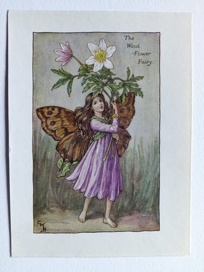 Wind Flower Flower Fairy Print